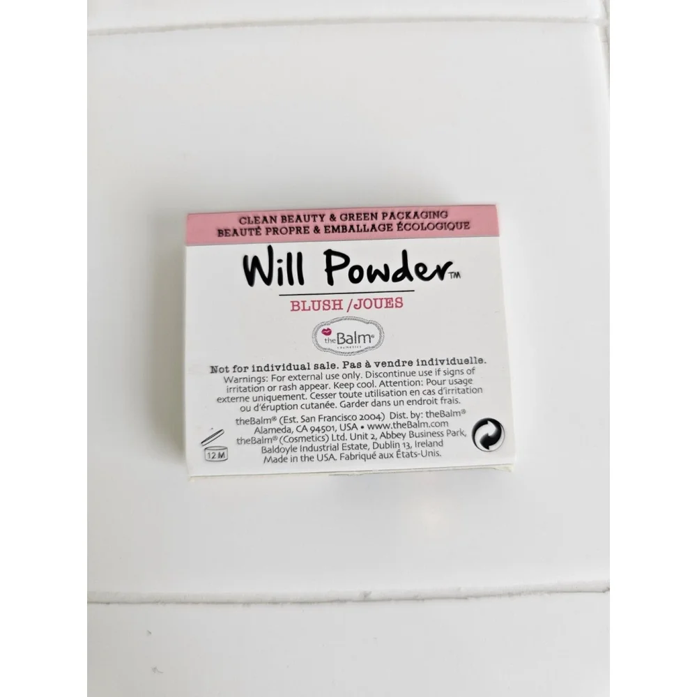 the Balm Will Powder Blush In Perseverance 2.2 g / .077 Oz Clean Beauty